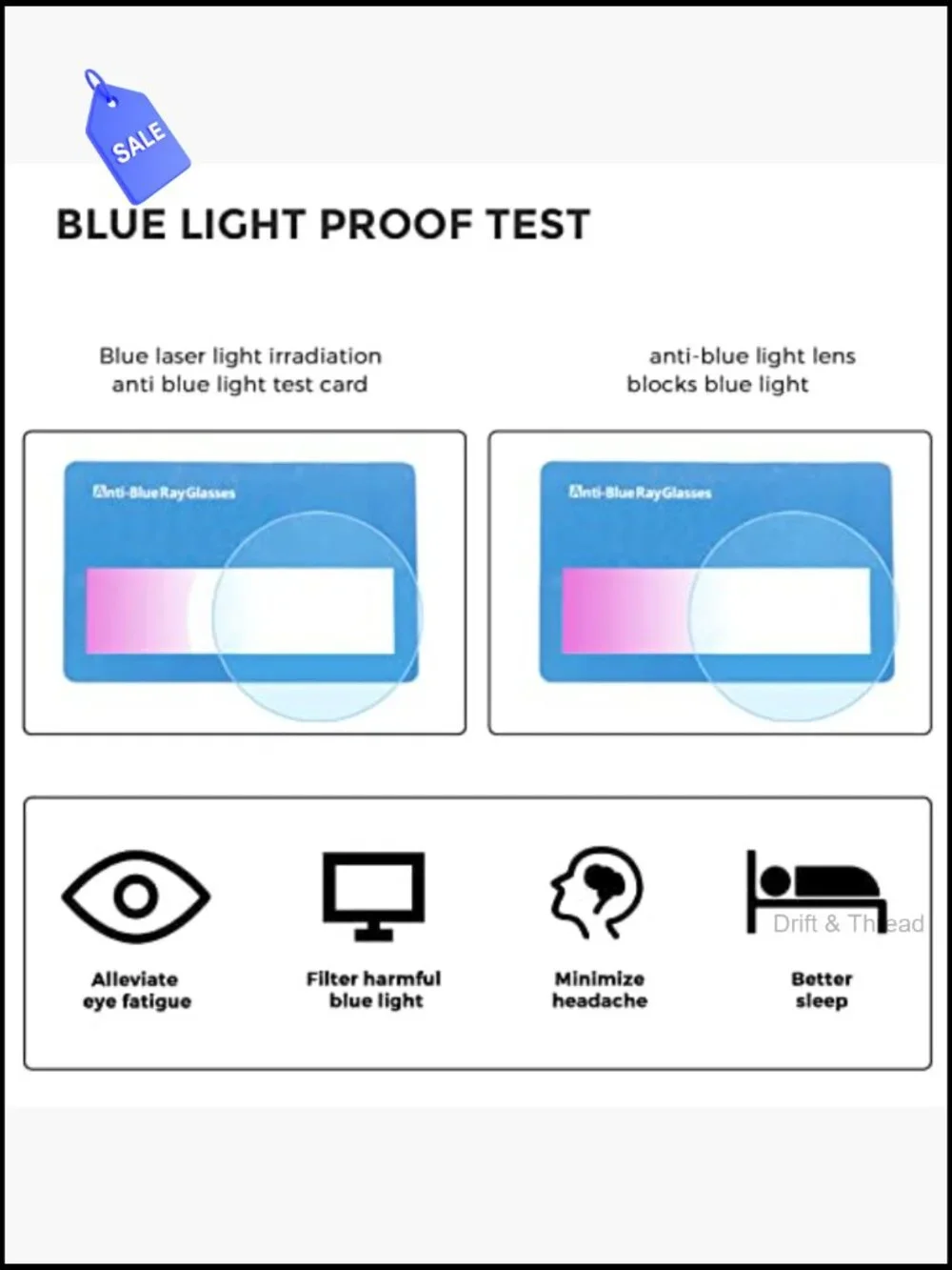6 Pairs Reading Glasses Fashion Anti-Blue Light HD Resin